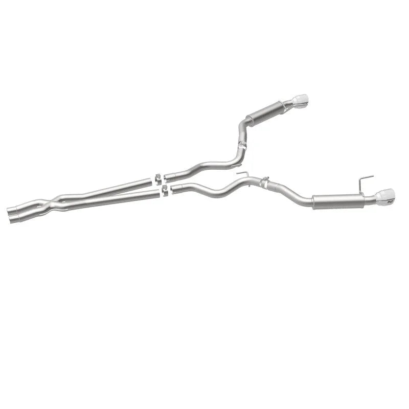 MagnaFlow Cat Back, SS, 2.5in, Competition, Dual Split Polished 4.5in Tips 2015 Ford Mustang V6 3.7L - Additional View 15