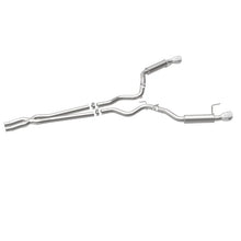 Load image into Gallery viewer, MagnaFlow Cat Back, SS, 2.5in, Competition, Dual Split Polished 4.5in Tips 2015 Ford Mustang V6 3.7L - Additional View 15