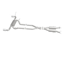 Load image into Gallery viewer, MagnaFlow Cat-Back SS 2.5in Dual Split Rear 4in Black Tip 11-16 Jeep Grand Cherokee 5.7L V8/3.6L V6 - Additional View 9
