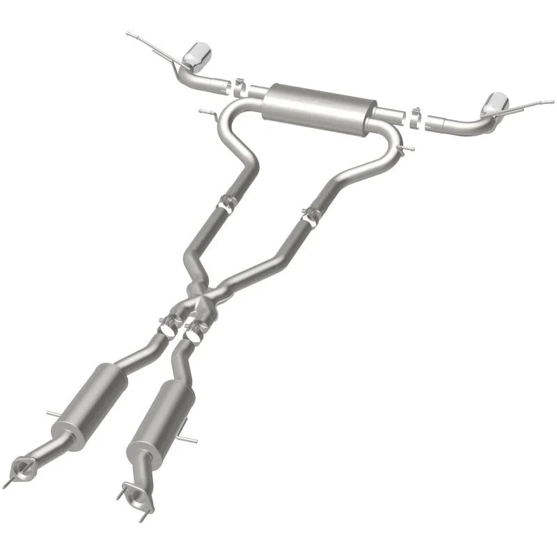 MagnaFlow Cat-Back SS 2.5in Dual Split Rear 4in Black Tip 11-16 Jeep Grand Cherokee 5.7L V8/3.6L V6 - Additional View 15