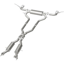 Load image into Gallery viewer, MagnaFlow Cat-Back SS 2.5in Dual Split Rear 4in Black Tip 11-16 Jeep Grand Cherokee 5.7L V8/3.6L V6 - Additional View 15
