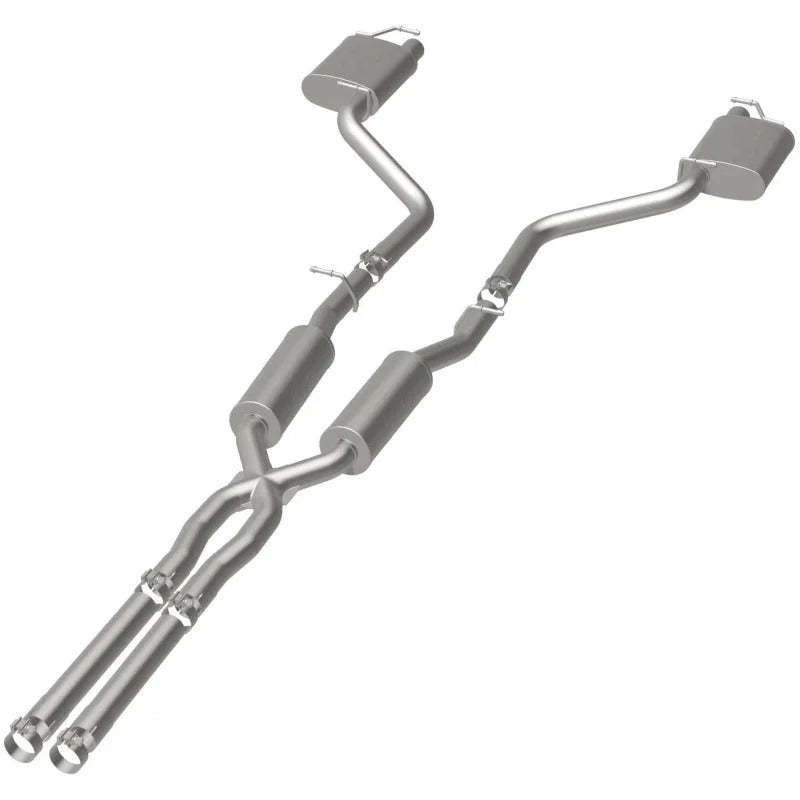 MagnaFlow Cat-Back SS 2.5in Dual Split Rear Exit (OEM Tips) 15-16 Dodge/Chrysler Charger/300 5.7L V8 - Additional View 11