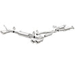 Load image into Gallery viewer, MagnaFlow Cat Back, SS, 2.5in, Quad Split Polish 4in tip 14-15 Jeep Grand Cherokee 3.6L/5.7L V6/V8 - Side View