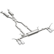 Load image into Gallery viewer, MagnaFlow Cat Back, SS, 2.5in, Quad Split Polish 4in tip 14-15 Jeep Grand Cherokee 3.6L/5.7L V6/V8 - Additional View 11