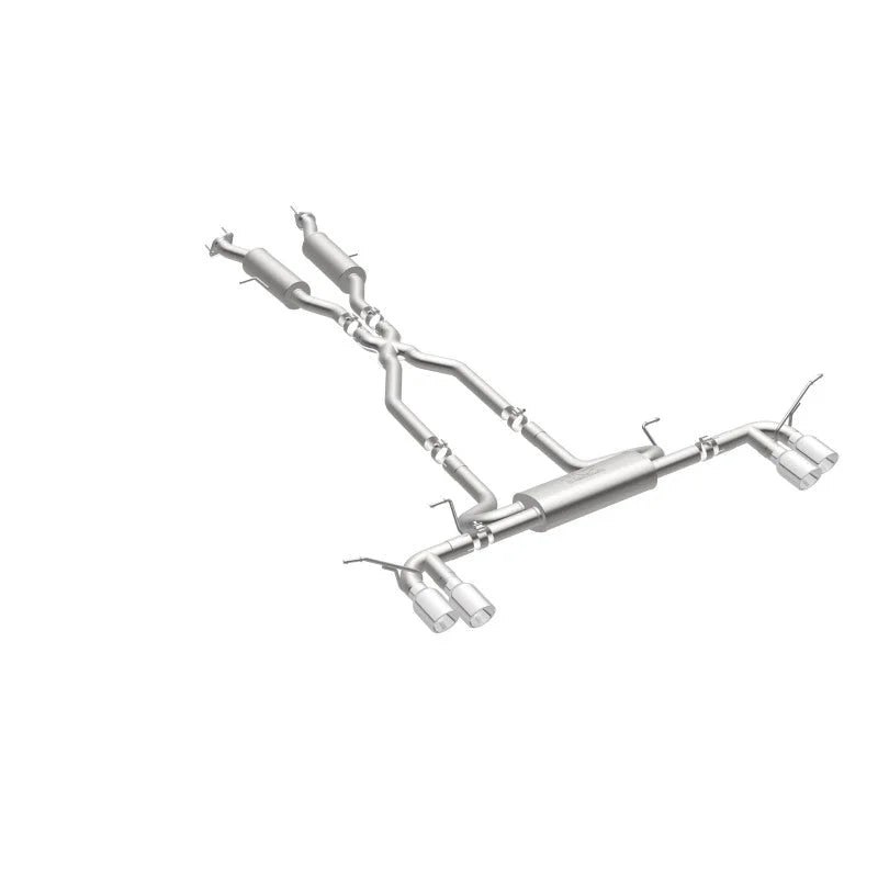 MagnaFlow Cat Back, SS, 2.5in, Quad Split Polish 4in tip 14-15 Jeep Grand Cherokee 3.6L/5.7L V6/V8 - Additional View 14