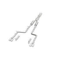 Load image into Gallery viewer, MagnaFlow Cat-Back, SS, 2.5in, Quad Split Rear 3.5in Tip 2015 Dodge Challenger 3.6L V6 - Additional View 9