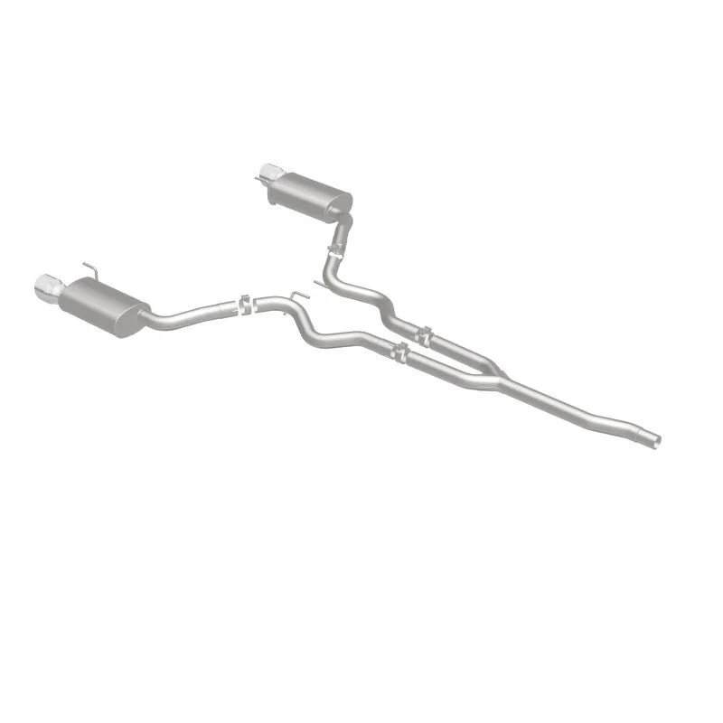 MagnaFlow Cat Back, SS, 2.5in, Street, Dual Split Polished 4.5in Tips 2015 Ford Mustang Ecoboost - Additional View 10