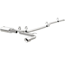 Load image into Gallery viewer, MagnaFlow Cat Back, SS, 2.5in, Street, Single Straight Pass. Polished 4in Tip, 2015 Ford Fusion 2.5L - Main Product View