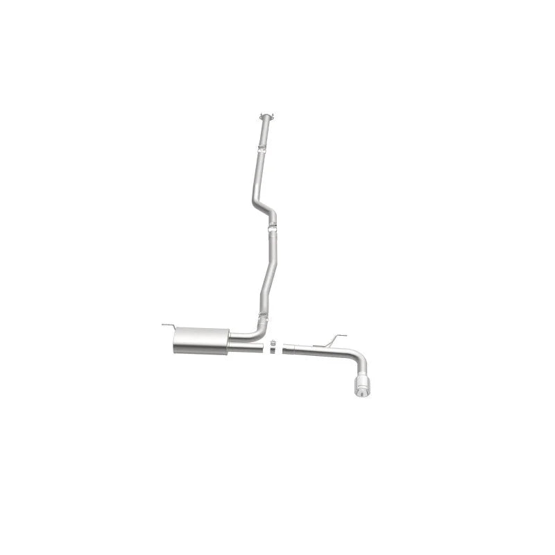 MagnaFlow Cat Back, SS, 2.5in, Street, Single Straight Pass. Polished 4in Tip, 2015 Ford Fusion 2.5L - Additional View 5