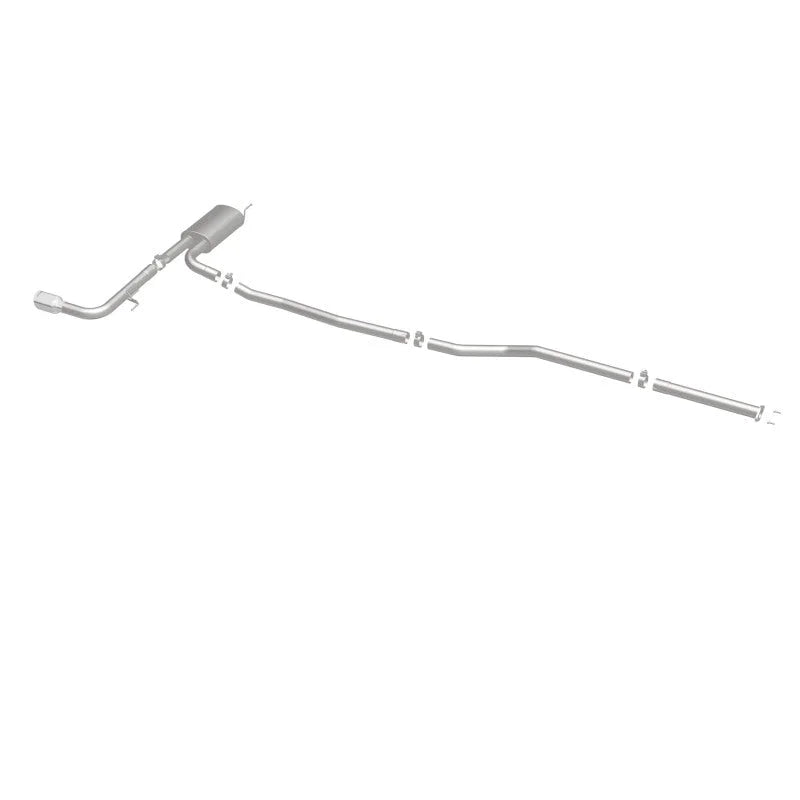 MagnaFlow Cat Back, SS, 2.5in, Street, Single Straight Pass. Polished 4in Tip, 2015 Ford Fusion 2.5L - Additional View 6