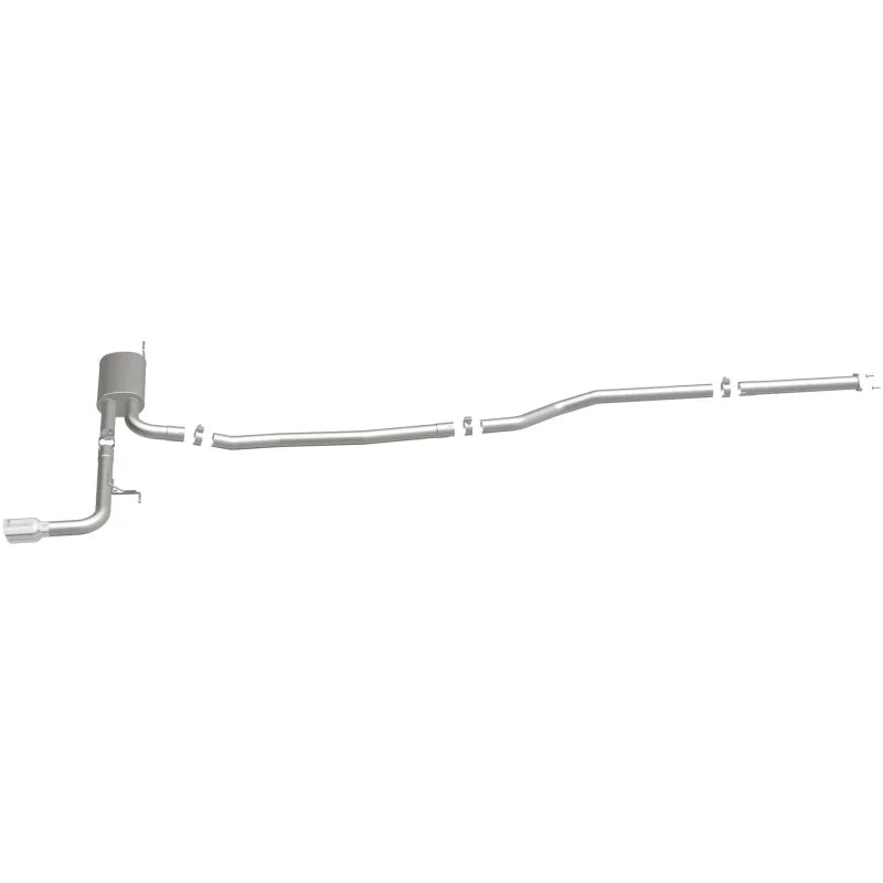 MagnaFlow Cat Back, SS, 2.5in, Street, Single Straight Pass. Polished 4in Tip, 2015 Ford Fusion 2.5L - Additional View 7