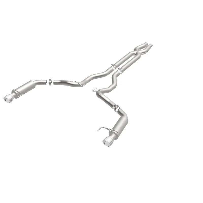 MagnaFlow Cat Back, SS, 3in, Competition, Dual Split Polished 4.5in Tips 2015 Ford Mustang GT V8 5.0 - Additional View 13