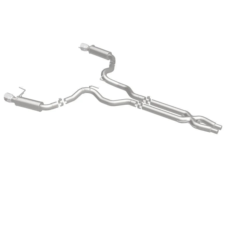MagnaFlow Cat Back, SS, 3in, Competition, Dual Split Polished 4.5in Tips 2015 Ford Mustang GT V8 5.0 - Additional View 14