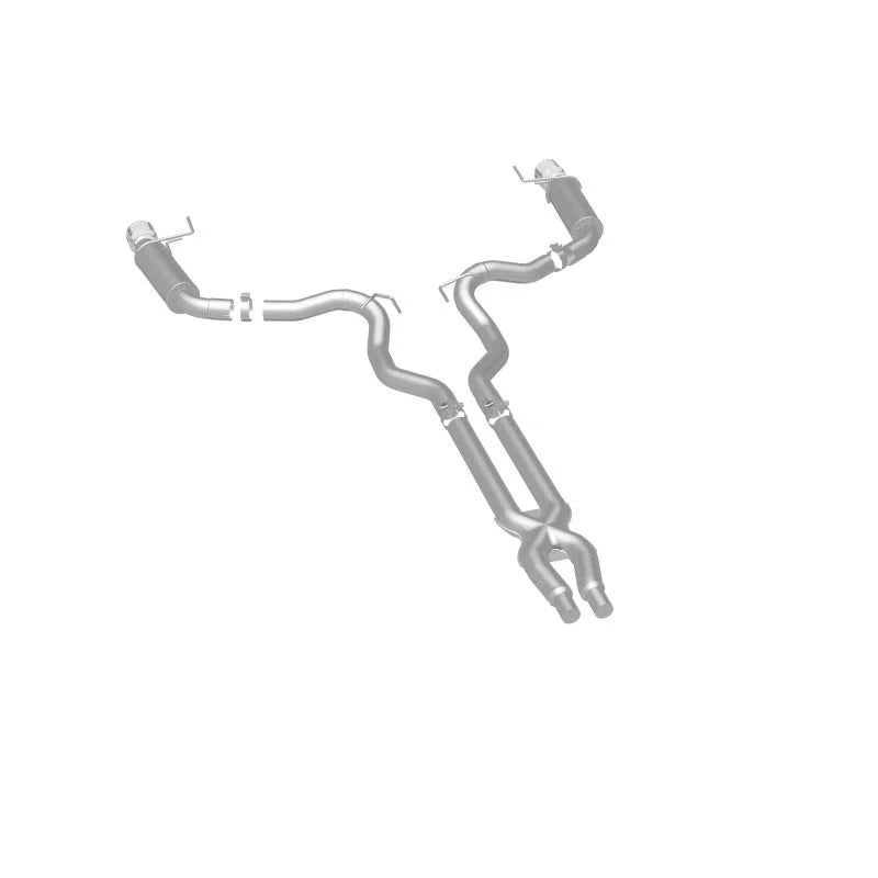 MagnaFlow Cat Back, SS, 3in, Competition, Dual Split Polished 4.5in Tips 2015 Ford Mustang GT V8 5.0 - Additional View 16