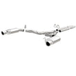 Load image into Gallery viewer, MagnaFlow Cat Back, SS, 3in, Street, Dual Split Polished 4.5in Tips 2015 Ford Mustang GT V8 5.0L - Main Product View