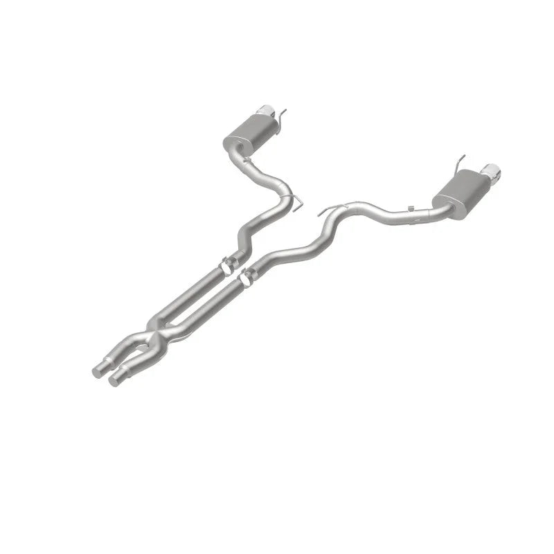 MagnaFlow Cat Back, SS, 3in, Street, Dual Split Polished 4.5in Tips 2015 Ford Mustang GT V8 5.0L - Additional View 8