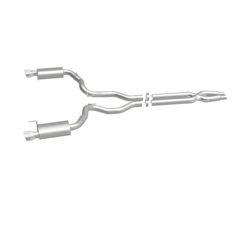 MagnaFlow Cat Back, SS, 3in, Street, Dual Split Polished 4.5in Tips 2015 Ford Mustang GT V8 5.0L - Additional View 10