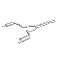 Load image into Gallery viewer, MagnaFlow Cat Back, SS, 3in, Street, Dual Split Polished 4.5in Tips 2015 Ford Mustang GT V8 5.0L - Additional View 11