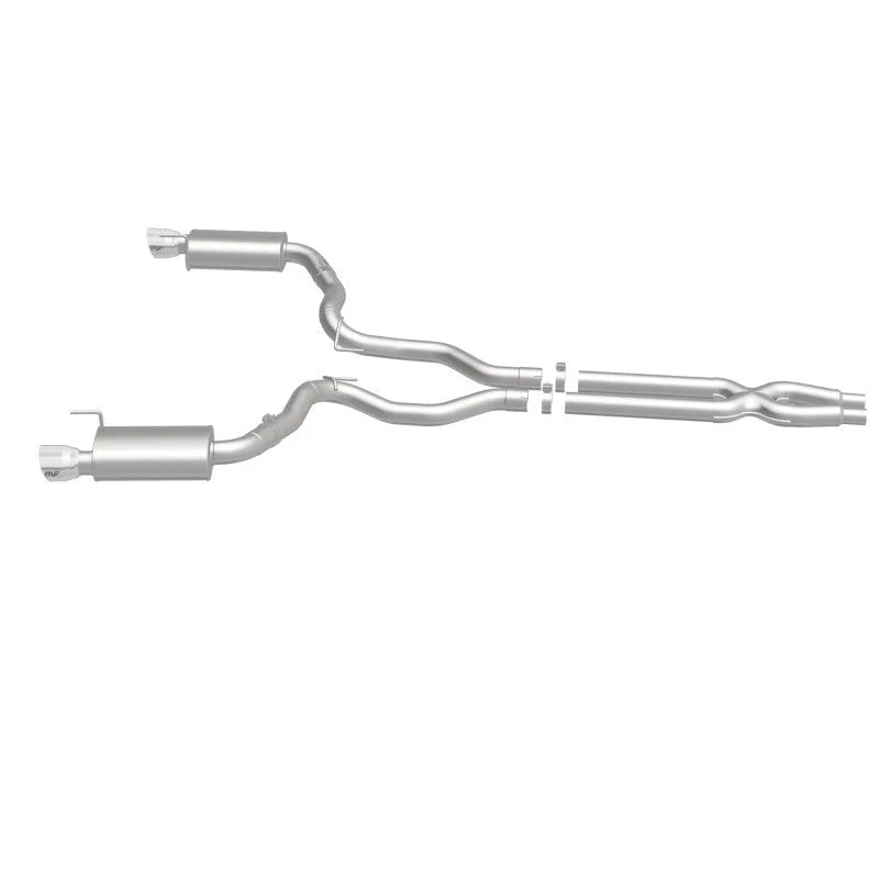 MagnaFlow Cat Back, SS, 3in, Street, Dual Split Polished 4.5in Tips 2015 Ford Mustang GT V8 5.0L - Additional View 12