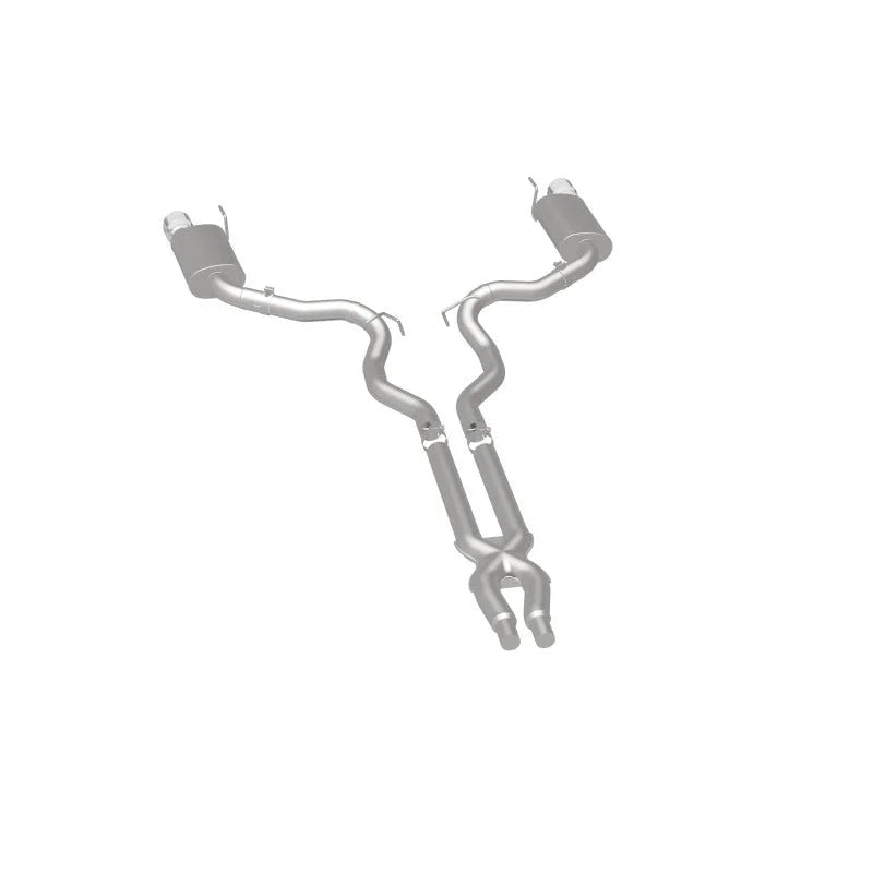 MagnaFlow Cat Back, SS, 3in, Street, Dual Split Polished 4.5in Tips 2015 Ford Mustang GT V8 5.0L - Additional View 13