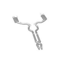 Load image into Gallery viewer, MagnaFlow Cat Back, SS, 3in, Street, Dual Split Polished 4.5in Tips 2015 Ford Mustang GT V8 5.0L - Additional View 13