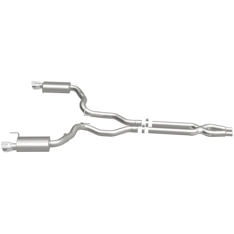MagnaFlow Cat Back, SS, 3in, Street, Dual Split Polished 4.5in Tips 2015 Ford Mustang GT V8 5.0L - Additional View 14