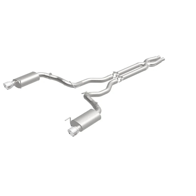MagnaFlow Cat Back, SS, 3in, Street, Dual Split Polished 4.5in Tips 2015 Ford Mustang GT V8 5.0L - Additional View 16