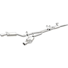 Load image into Gallery viewer, MagnaFlow Cat-Back Stainless Dual Split Rear Exit 4in Polished Tips 11-15 Chevy Camaro 3.6L V6 - Main Product View