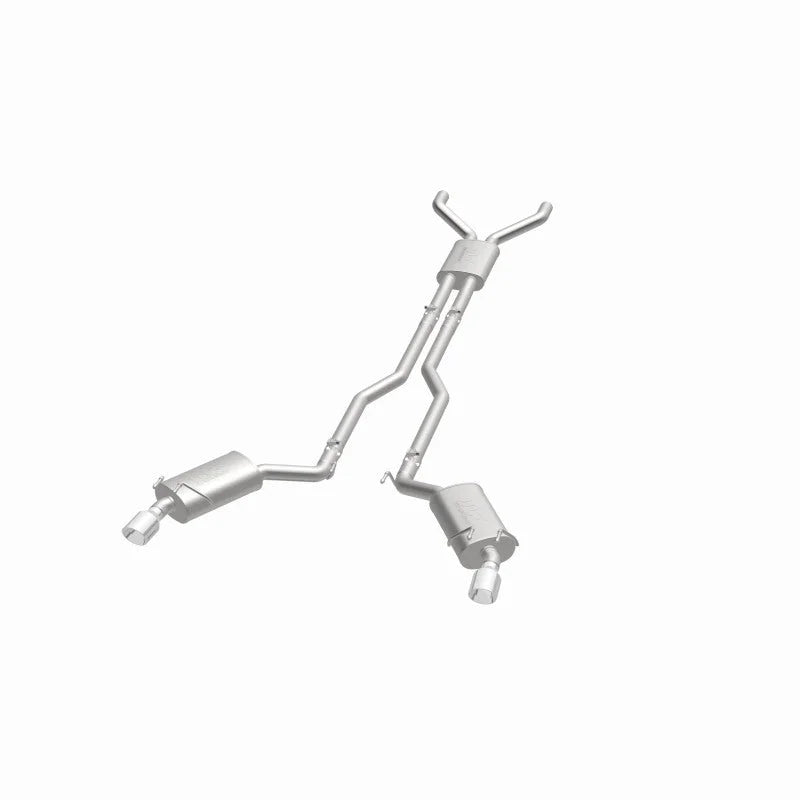 MagnaFlow Cat-Back Stainless Dual Split Rear Exit 4in Polished Tips 11-15 Chevy Camaro 3.6L V6 - Additional View 10