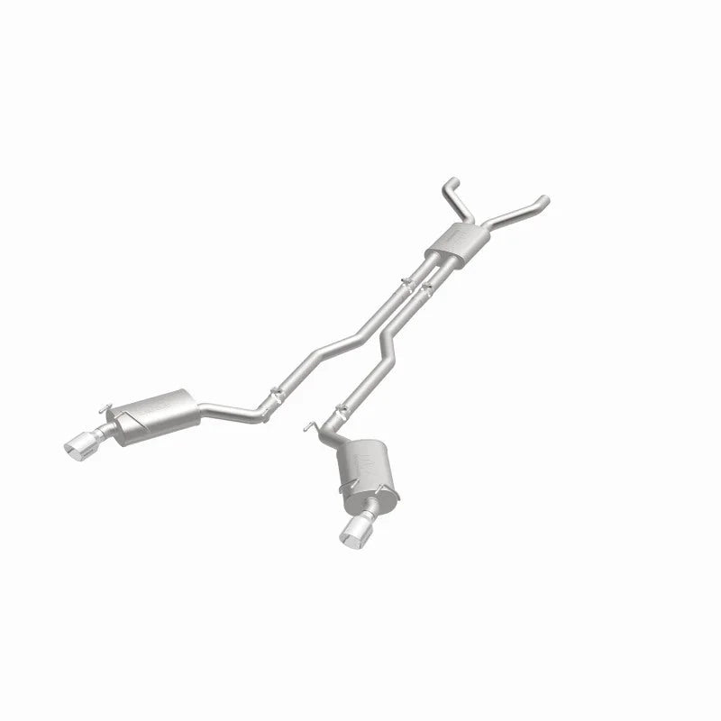MagnaFlow Cat-Back Stainless Dual Split Rear Exit 4in Polished Tips 11-15 Chevy Camaro 3.6L V6 - Additional View 15