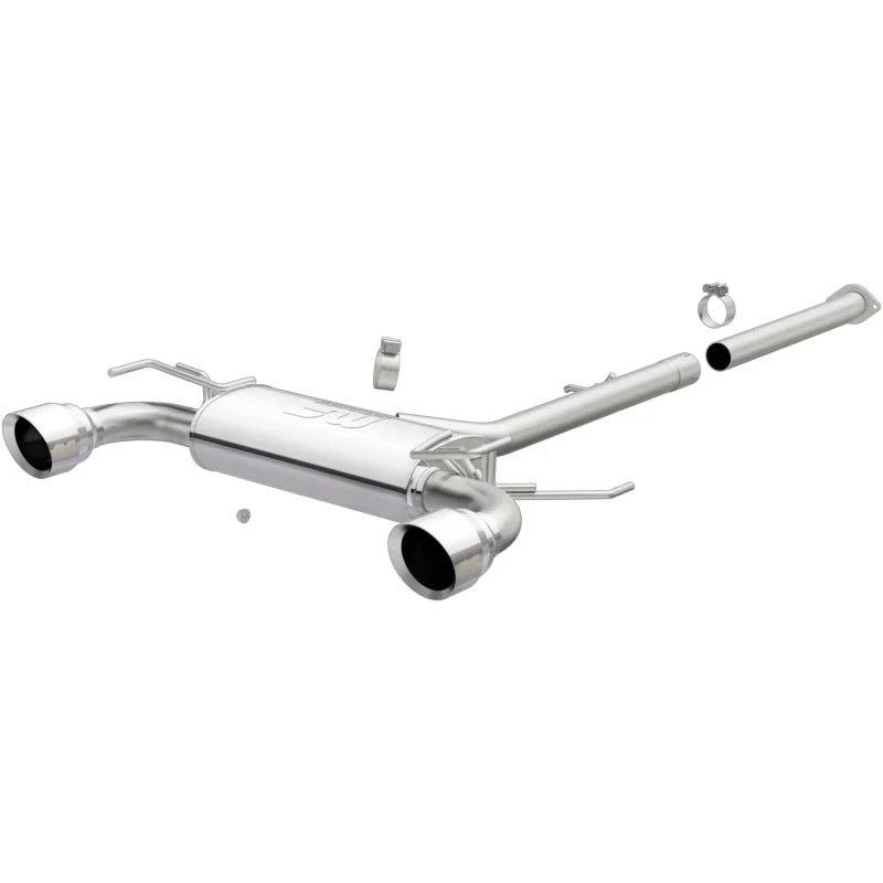 MagnaFlow Cat-Back Street SS 2.5in Dual Split Rear Exit Polished 4.5in Tips fits 2003-2009 Nissan 350Z - Main Product View