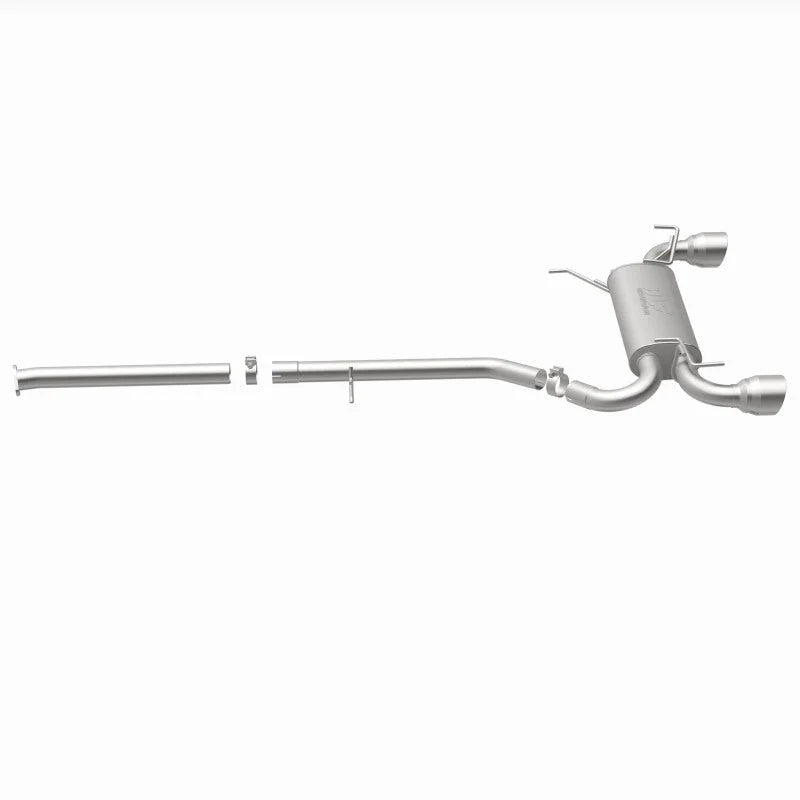 MagnaFlow Cat-Back Street SS 2.5in Dual Split Rear Exit Polished 4.5in Tips fits 2003-2009 Nissan 350Z - Additional View 11