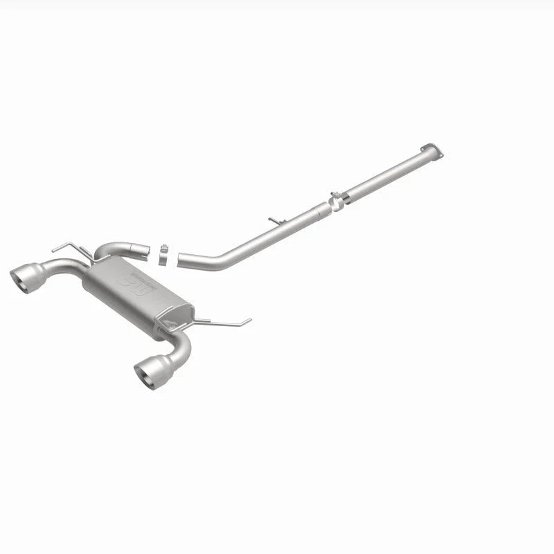 MagnaFlow Cat-Back Street SS 2.5in Dual Split Rear Exit Polished 4.5in Tips fits 2003-2009 Nissan 350Z - Additional View 14