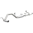 Load image into Gallery viewer, MagnaFlow CatBack 07-15 Nissan Titan V8 LGAS/LFLEX Single MF Polished Stainless Exhaust - Main Product View