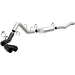 Load image into Gallery viewer, MagnaFlow CatBack 14-18 GMC Sierra 1500 V8-6.2L Polished Stainless Exhaust w/ Black Coated Tips - Main Product View