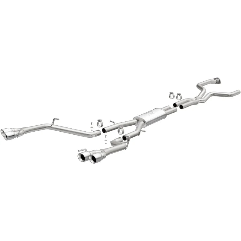 MagnaFlow CatBack 16-19 Cadillac CT6 V6 3.0L Street Series 2.5in Pipe Dia Polished Tips - Main Product View
