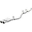 Load image into Gallery viewer, MagnaFlow CatBack 17-18 Honda Civic L4 1.5LGAS Dual Exit Polished Stainless Exhaust - Main Product View