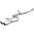 Load image into Gallery viewer, MagnaFlow CatBack 18-19 Toyota Camry SE 2.5L Street Series Single Exit Polished Stainless Exhaust - Main Product View