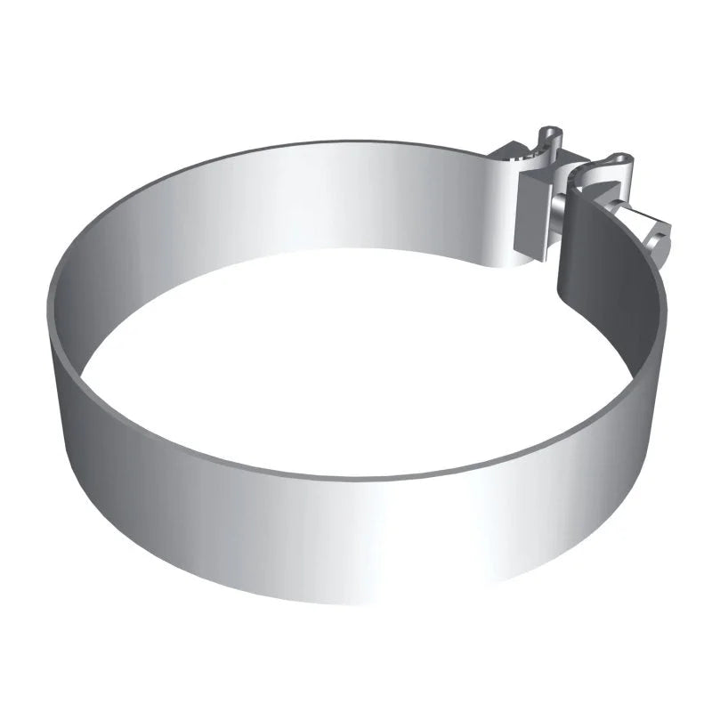 MagnaFlow Clamp 5.00inch TORCA SS 1.25inch 10pk - Side View