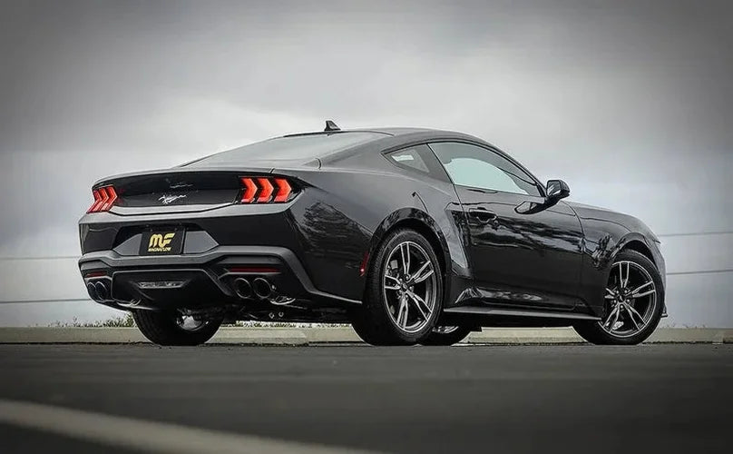 MagnaFlow 2024 Ford Mustang Ecoboost 2.3L Competition Series Cat-Back Performance Exhaust System - Side View