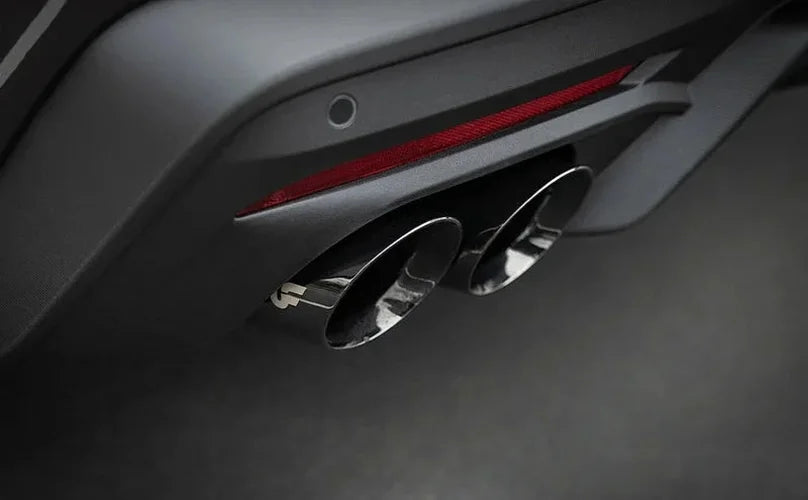 MagnaFlow 2024 Ford Mustang Ecoboost 2.3L Competition Series Cat-Back Performance Exhaust System - Back View