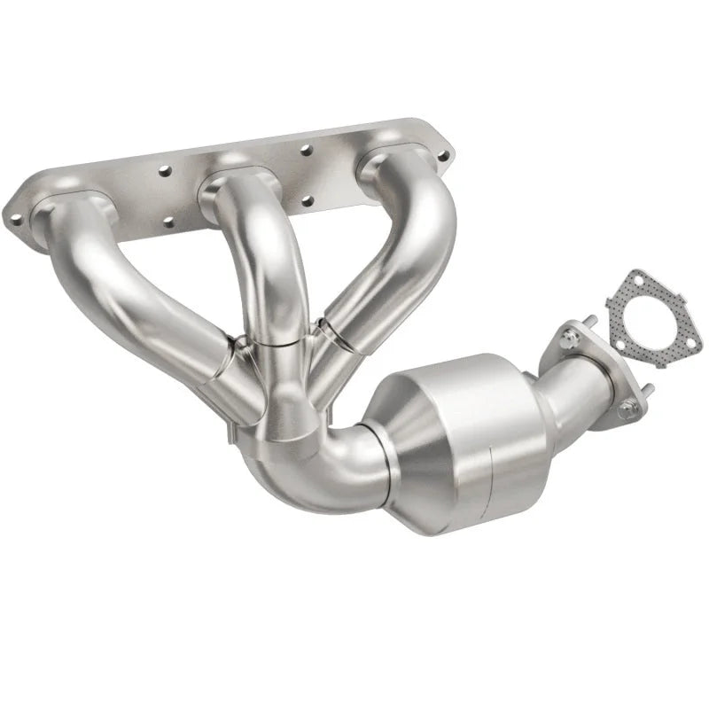 MagnaFlow Conv 06-08 Porsche Cayman DF SS OEM Grade Passenger Side Catalytic Converter w/Header - Main Product View