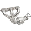 Load image into Gallery viewer, MagnaFlow Conv 06-08 Porsche Cayman DF SS OEM Grade Passenger Side Catalytic Converter w/Header - Side View