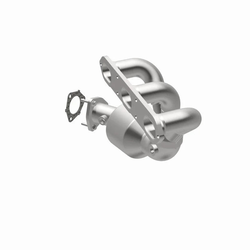 MagnaFlow Conv 06-08 Porsche Cayman DF SS OEM Grade Passenger Side Catalytic Converter w/Header - Back View