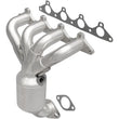 Load image into Gallery viewer, MagnaFlow Conv DF 00-02 Hyundai Accent 1.5L - Side View