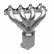 Load image into Gallery viewer, MagnaFlow Conv DF 00-02 Hyundai Accent 1.5L - Back View