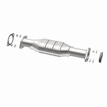 Load image into Gallery viewer, MagnaFlow Conv DF 01-02 Montero 3.5L Rear - Installation View