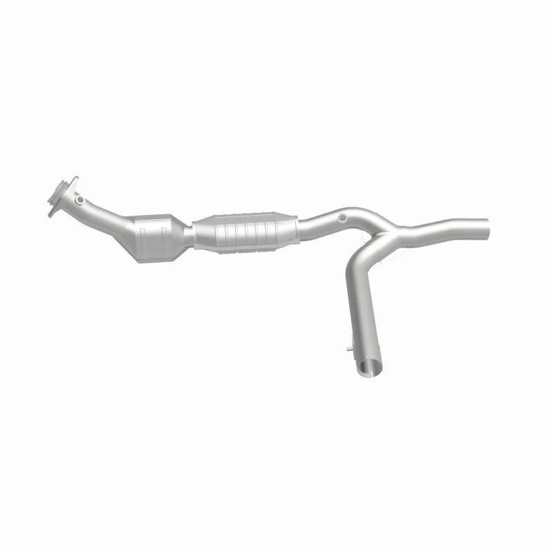 MagnaFlow Conv DF 01-03 Ford F150 5.4L Passenger Side - Installation View