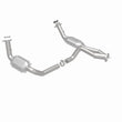 Load image into Gallery viewer, MagnaFlow Conv DF 02-06 Cadillac Escalade / 02-06 Chevy Avalanche 5.3L Dual Conv Y-Pipe Assembly 2WD - Back View