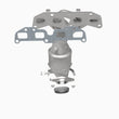Load image into Gallery viewer, MagnaFlow Conv DF 02-06 Nissan Sentra 2.5L - California - Installation View